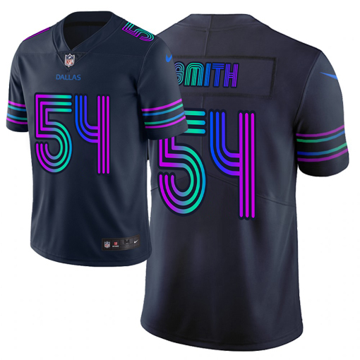 Men's Dallas Cowboys #54 Jaylon Smith Navy 2019 City Edition Limited Stitched Jersey
